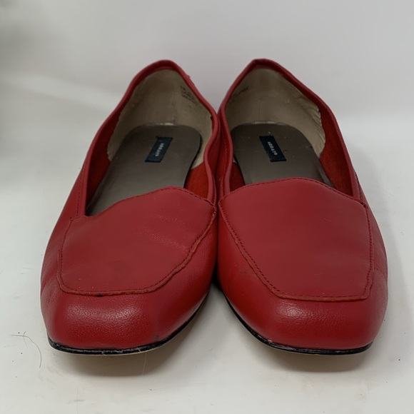 Array red leather Flats - Picture 2 of 12